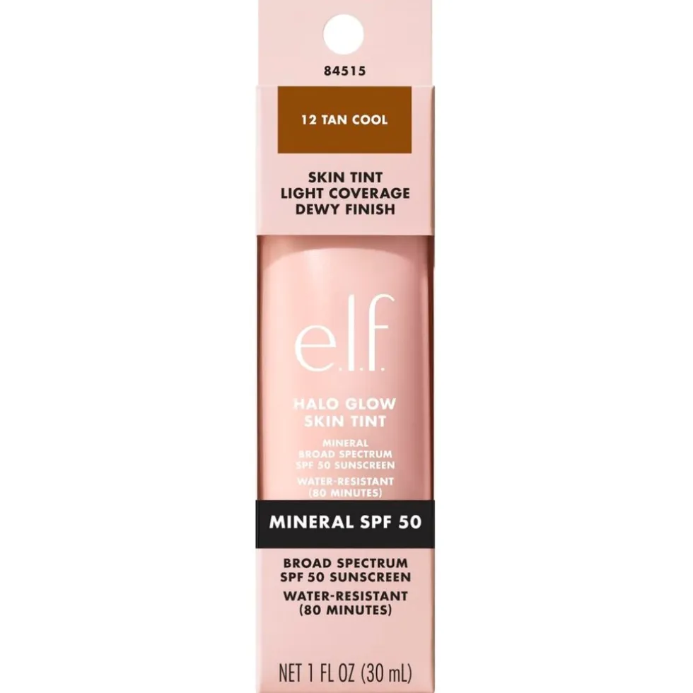 e.l.f. Halo Glow SPF50 12 Tan Cool Skin Tint
