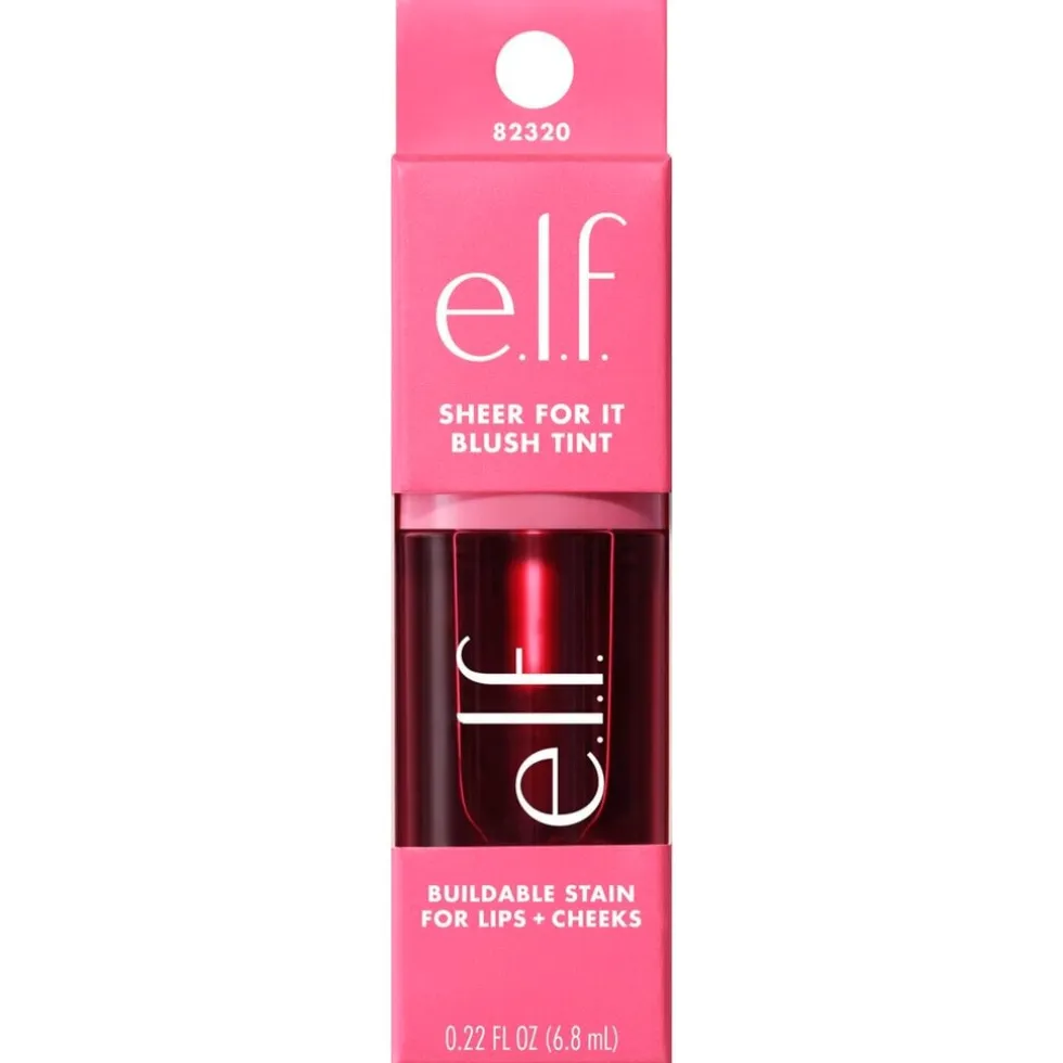 e.l.f. Sheer For It Left on Red Blush Tint