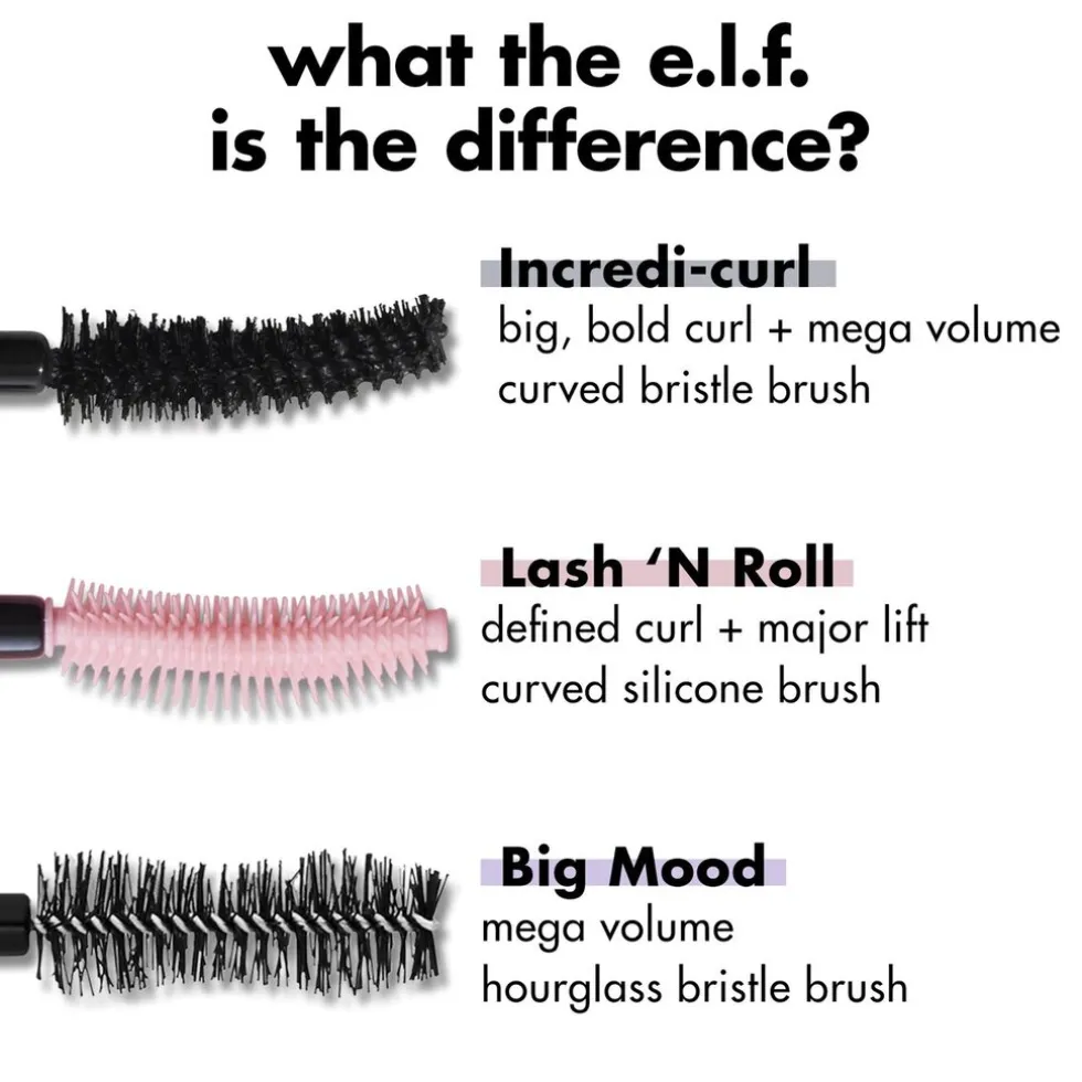 e.l.f. Soft Black Incredible Curl Mascara