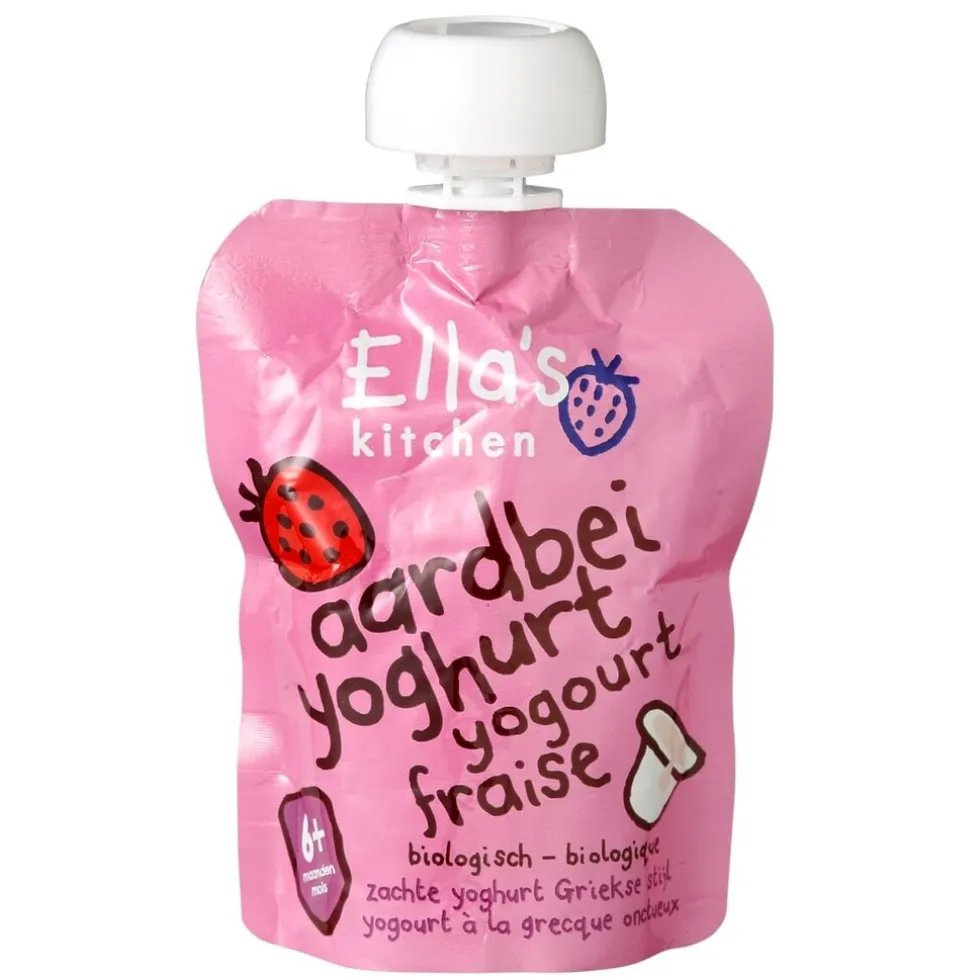Ella's Kitchen 6+M Yoghurt Aardbei Griekse Stijl