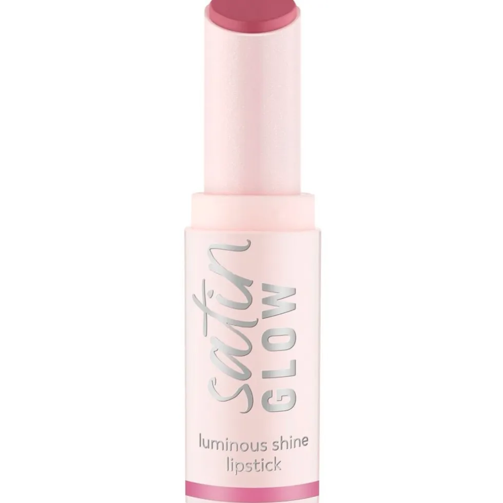 Essence Satin Glow 04 Let's Get Mauvin Luminous Shine Lipstick