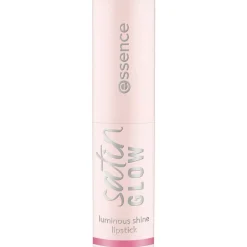 Essence Satin Glow 04 Let's Get Mauvin Luminous Shine Lipstick