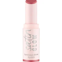 Essence Satin Glow 03 Rose And Shine Luminous Shine Lipstick