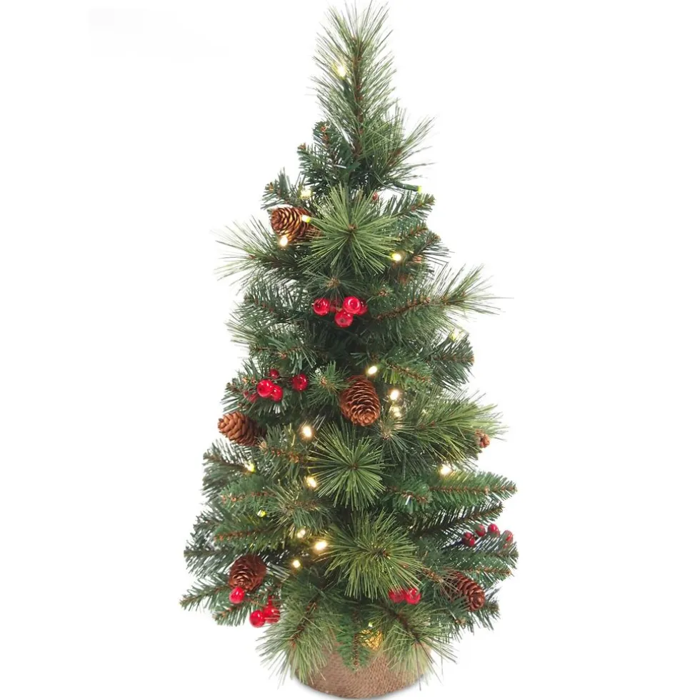 Everyday Pine Cone & Berry miniatuur kunstkerstboom