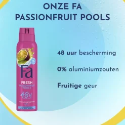 Fa Passion Fruit Pools Deodorant Spray