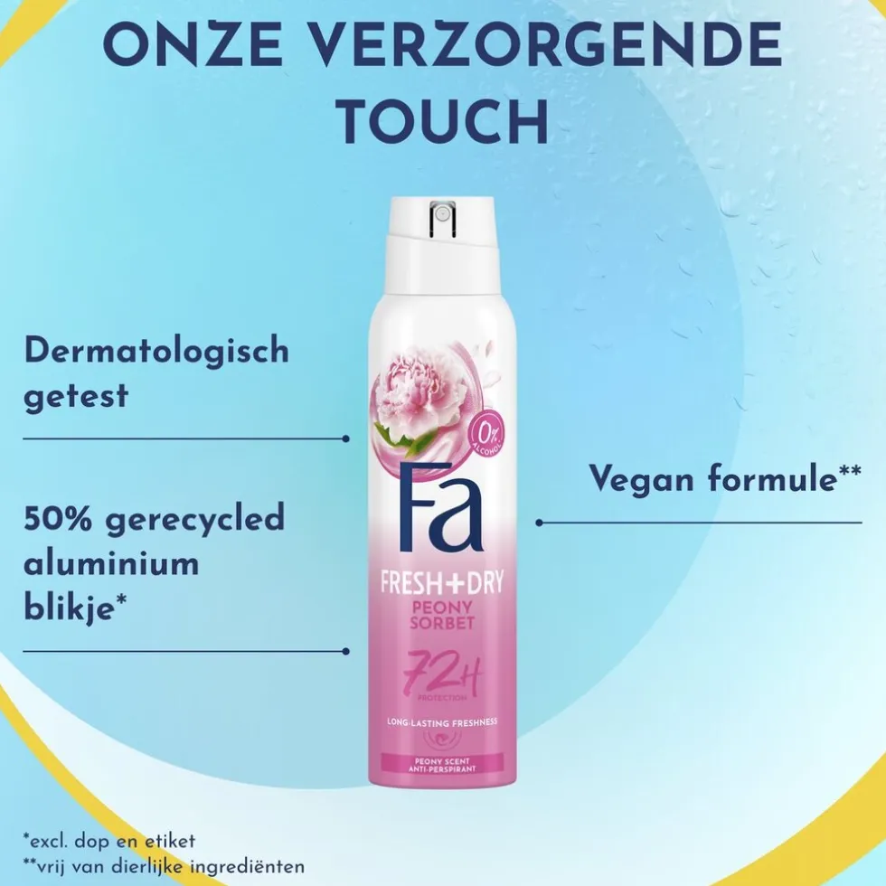 Fa Peony Sorbet Antitranspirant Spray
