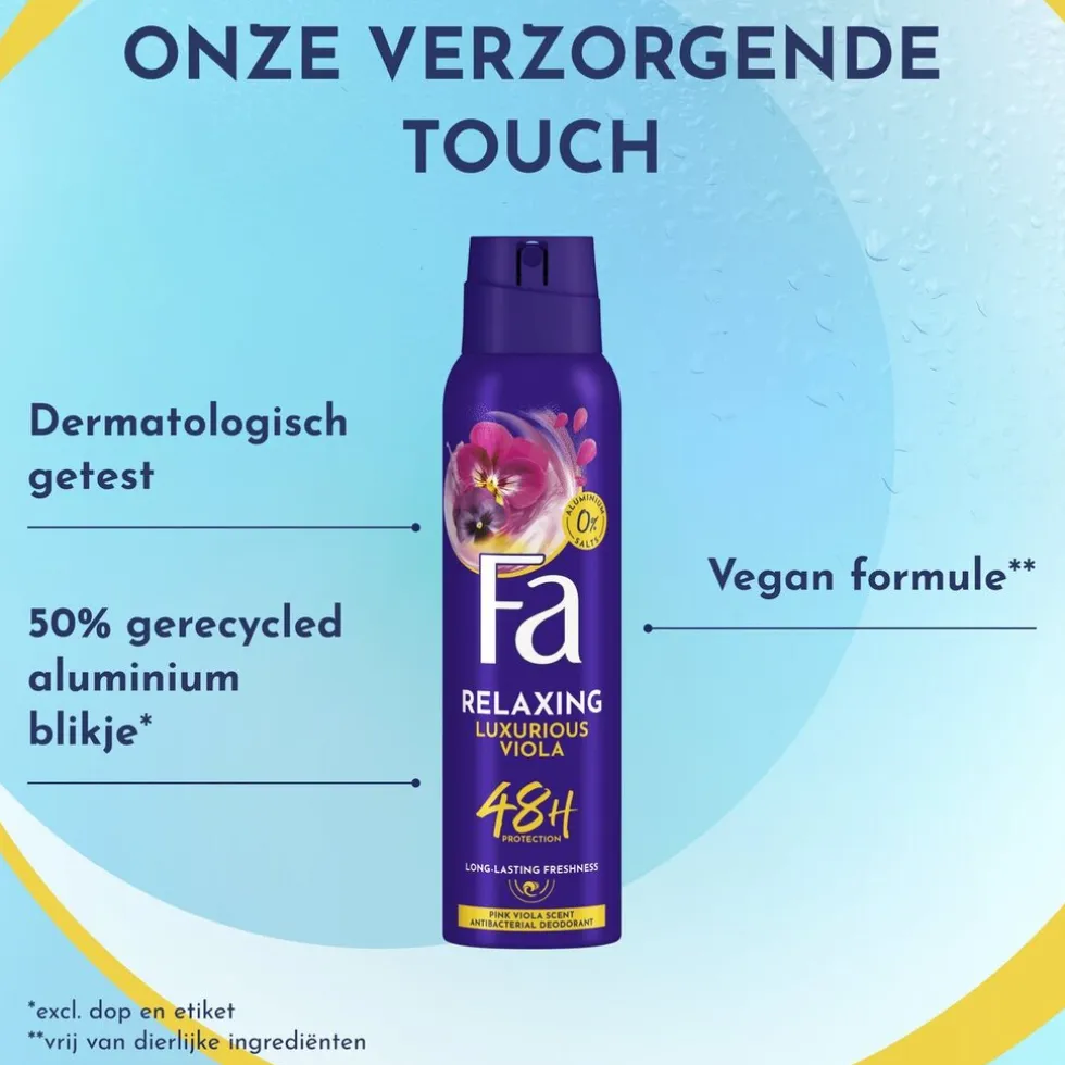 Fa Relaxing Luxurious Viola Deodorant Spray