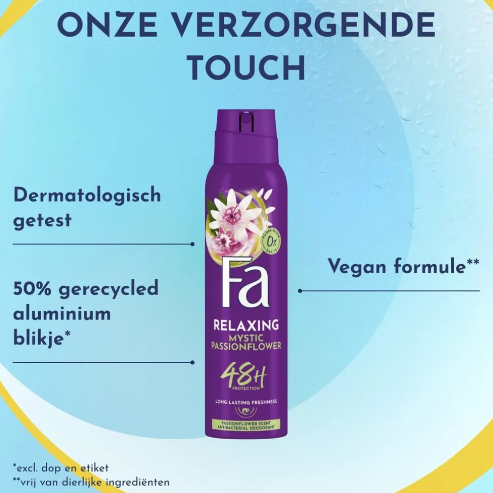 Fa Relaxing Mystic Passion Flower Deodorant Spray