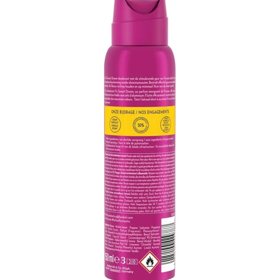Fa Sunset Dream Deodorant Spray