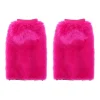 Fake Fur Gebreide Beenwarmers