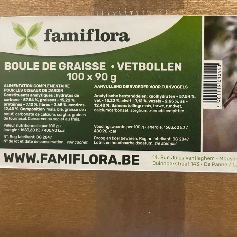 Famiflora mezenbollen zonder net