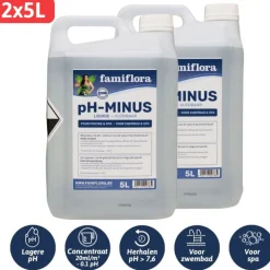 Famiflora pH-minus vloeibaar 10L om pH-waarde te verlagen