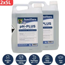 Famiflora pH-plus vloeibaar 10L om pH waarde te verhogen