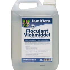 Famiflora Vlokmiddel vloeibaar 10L voor kristalhelder water