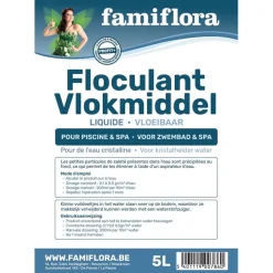 Famiflora Vlokmiddel vloeibaar 10L voor kristalhelder water