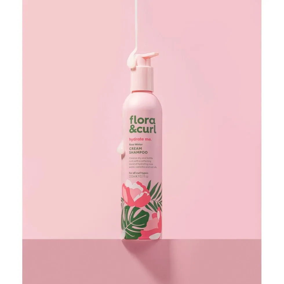 Flora & Curl Rose Water Cream Shampoo