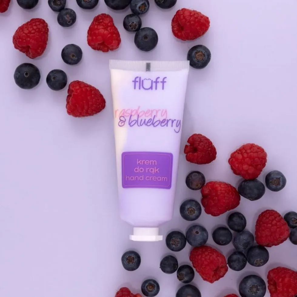 FLUFF Handcreme Raspberry en Blueberry