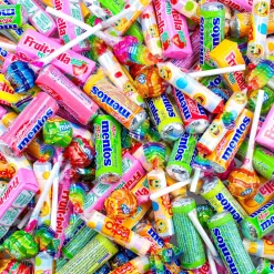 Fruit-tella, Mentos, Chupa Chups & Look-O-Look mini's strooigoed snoepmix XL