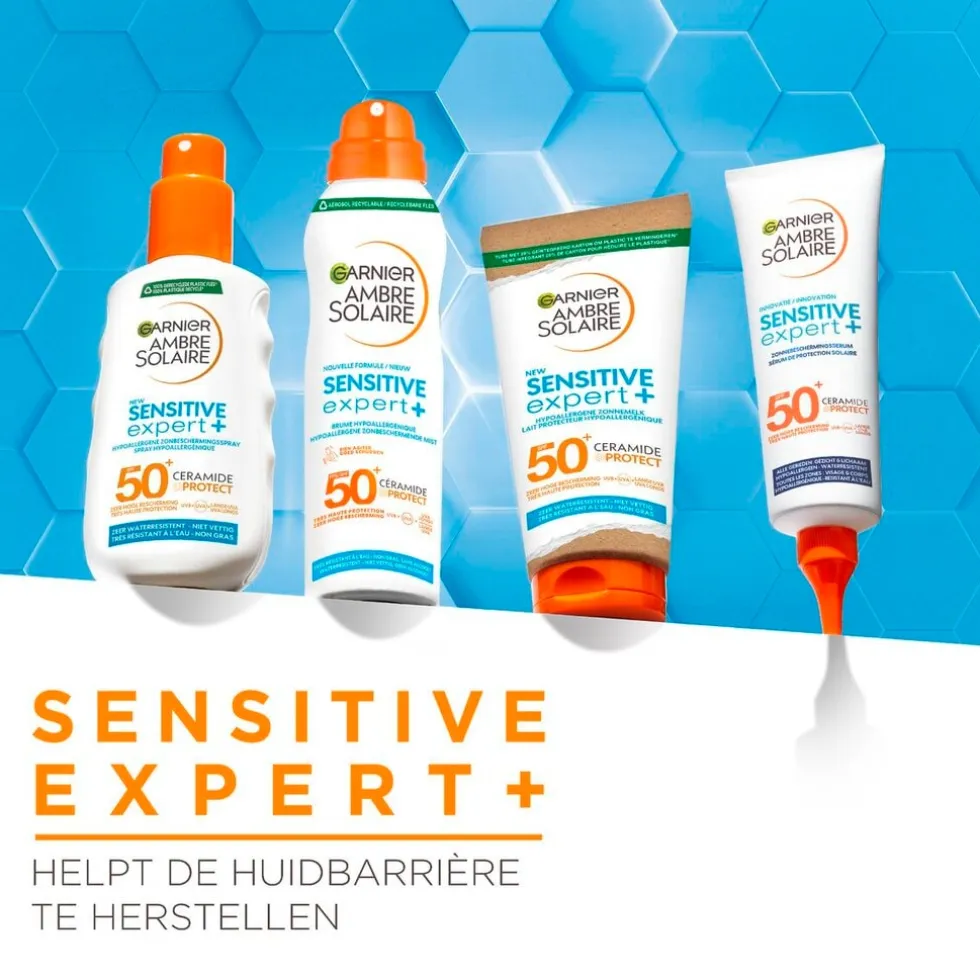 Garnier Ambre Solaire Kids Sensitive Expert+ SPF50+ Zonbeschermende Mist
