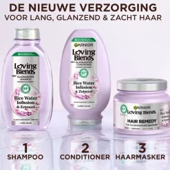 Garnier Loving Blends Rice Water Infusion & Zetmeel Hair Remedy 72u Gladmakend Masker