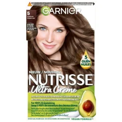 Garnier Nutrisse Ultra Crème 5 Lichtbruin Permanente Haarkleuring