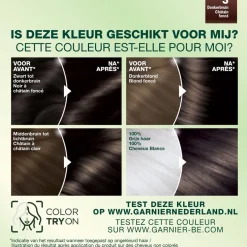 Garnier Nutrisse Ultra Crème 3 Donkerbruin Permanente Haarkleuring