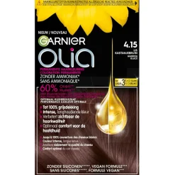 Garnier Olia 4.15 IJs Kastanje Middenbruin Permanente Haarkleuring
