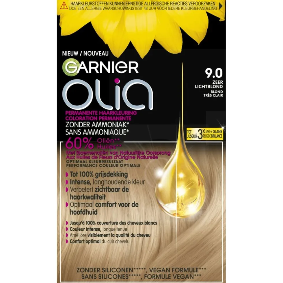 Garnier Olia 9.0 Zeer Lichtblond Permanente Haarkleuring