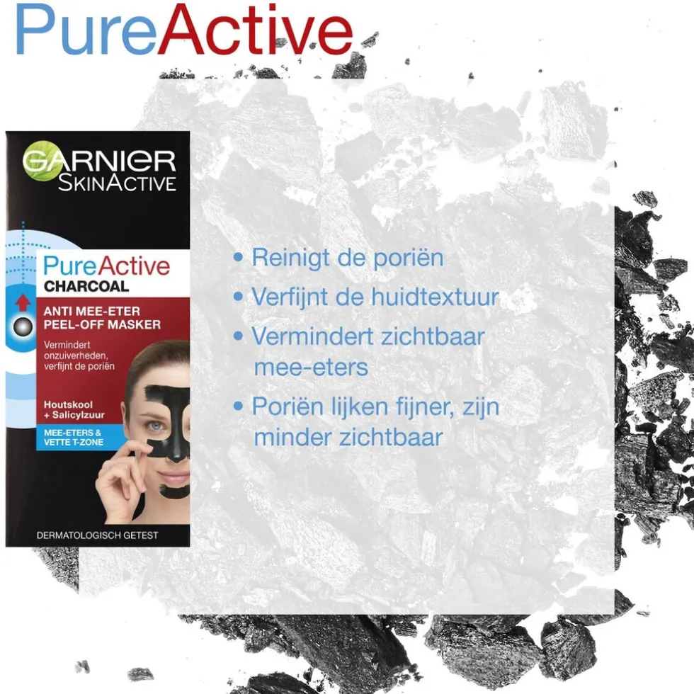 Garnier Skin Naturals Pure Active Charcoal Peel Off-Masker
