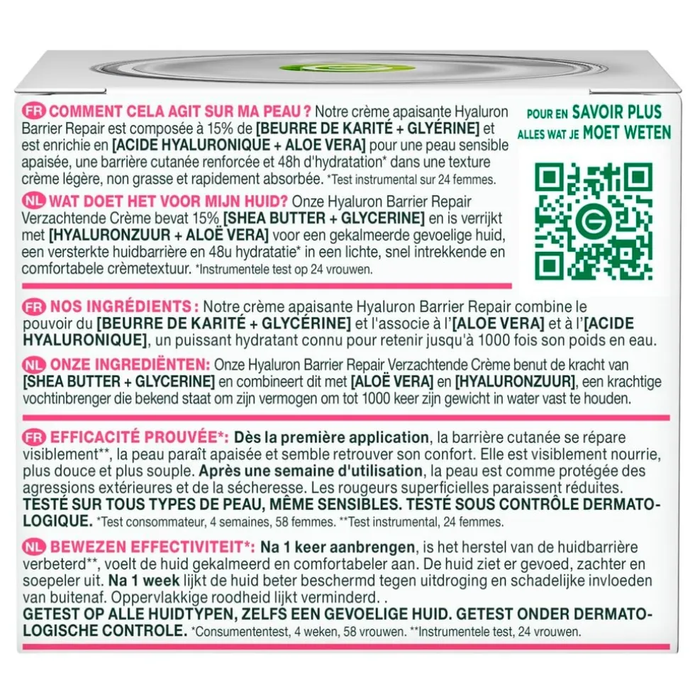 Garnier SkinActive Hyaluronzuur en Aloë Vera Hydraterende Dagcrème