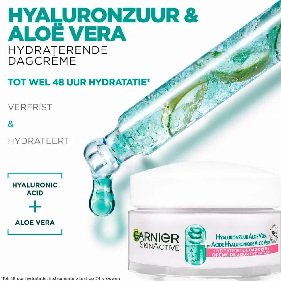 Garnier SkinActive Hyaluronzuur en Aloë Vera Hydraterende Dagcrème