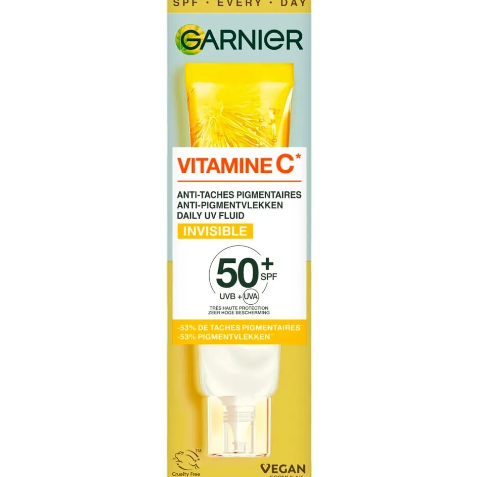 Garnier Vitamine C SPF50+ Invisible Anti-Pigmentvlekken Daily UV Fluid