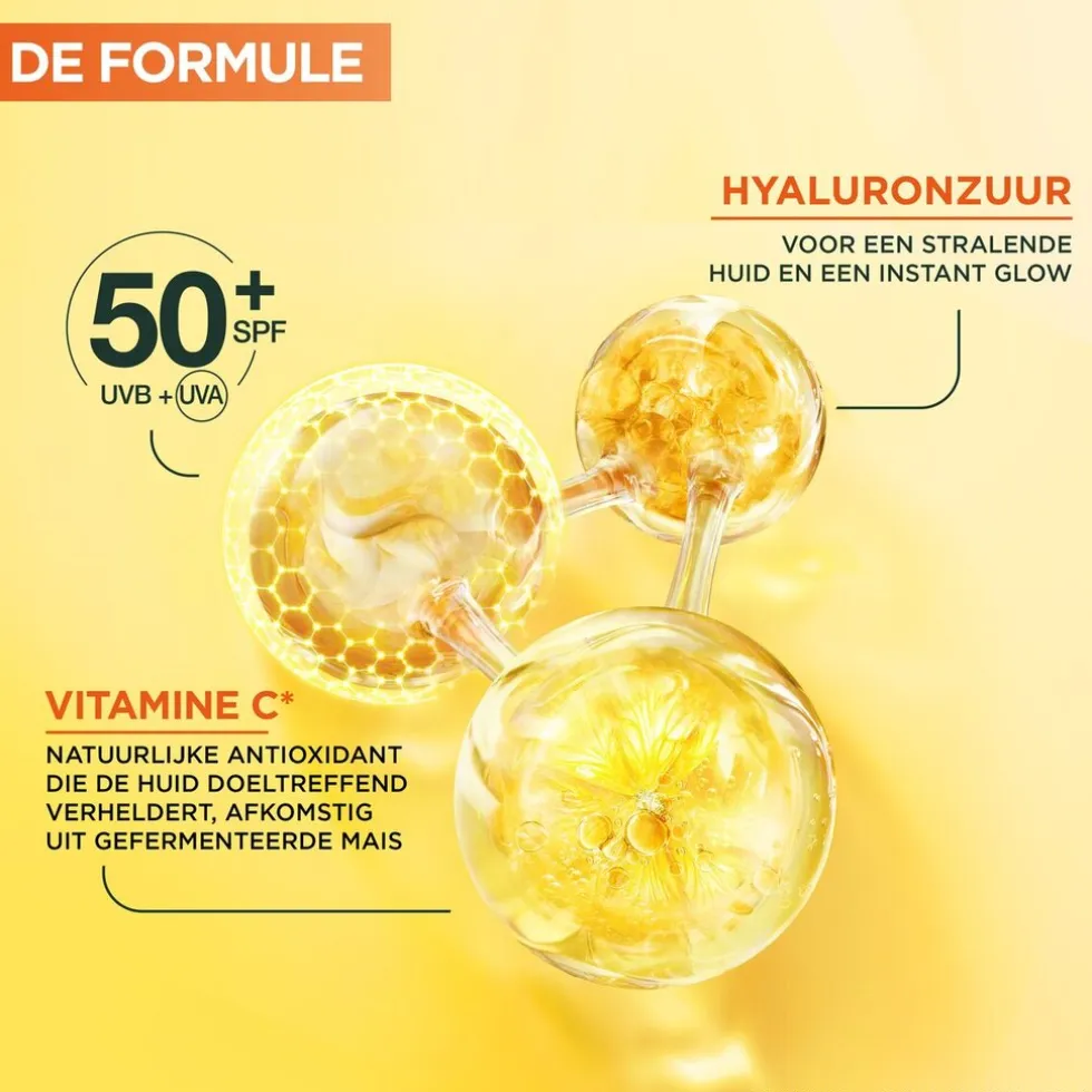 Garnier Vitamine C SPF50+ Invisible Anti-Pigmentvlekken Daily UV Fluid