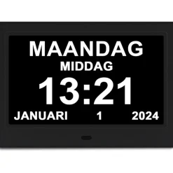 GEASY Dementieklok met 24 Alarmfuncties