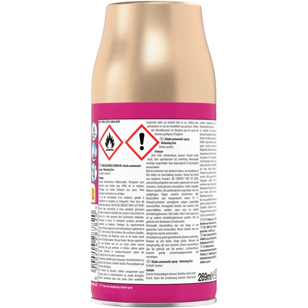 Glade Automatic Spray Relaxing Zen Navulling