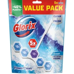 Glorix Power 5 Ocean Toiletblokken