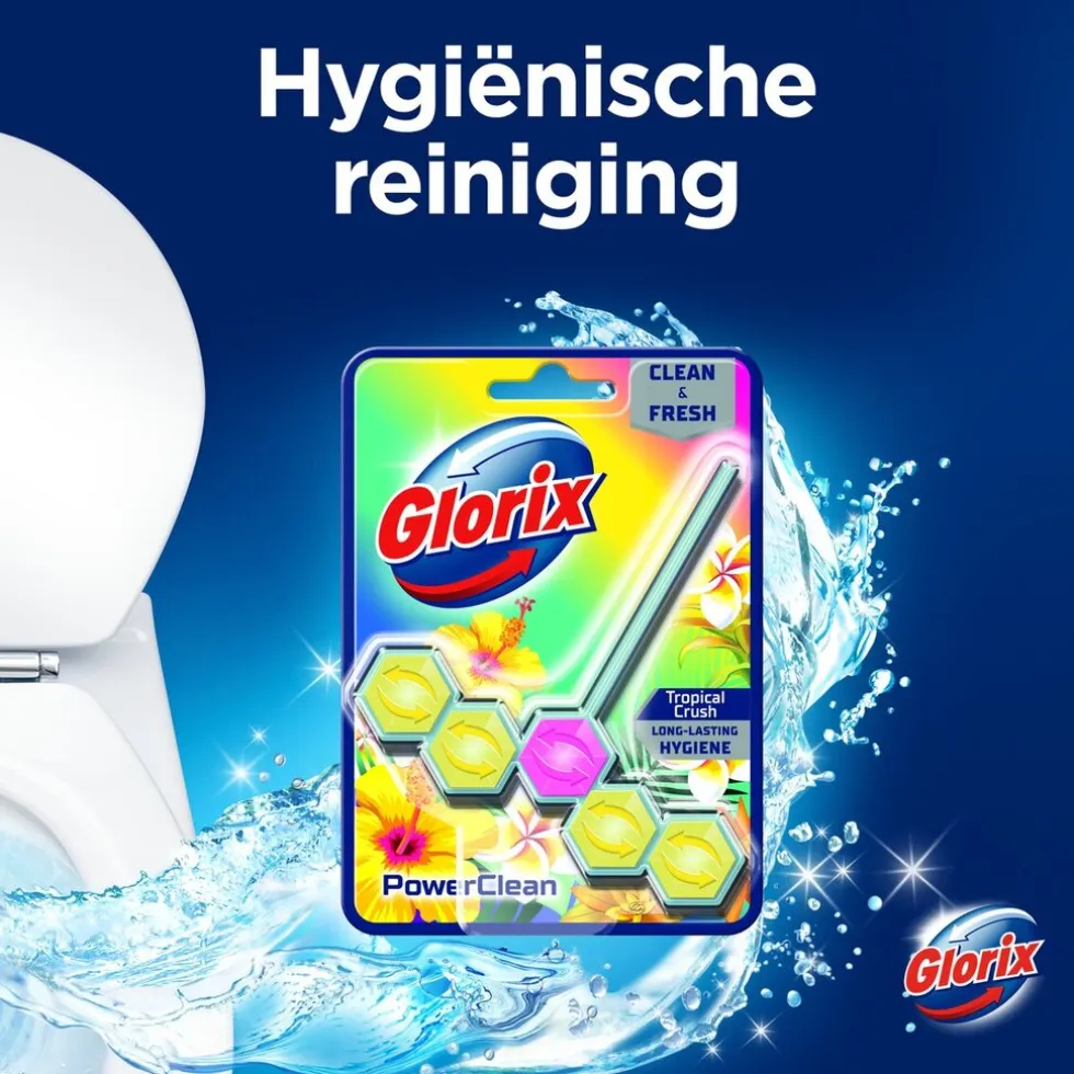 Glorix Power 5 Tropical Crush Toiletblok