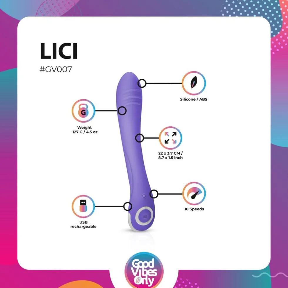 Good Vibes Only Lici G-Spot Vibrator