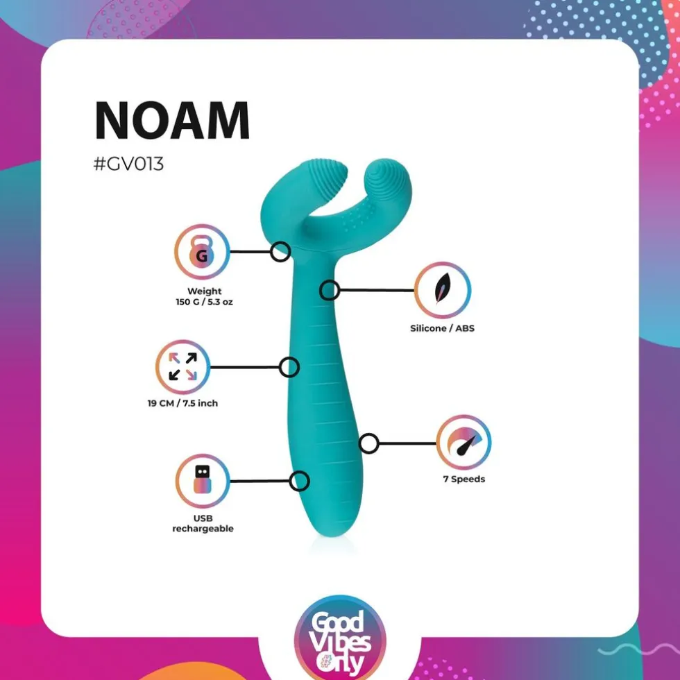 Good Vibes Only Noam Pair Vibrator
