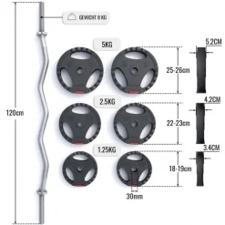 Gorilla Sports EZ Curlset