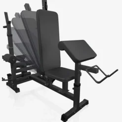 Gorilla Sports Universele halterbank met halterset