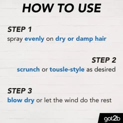 Got2b Beach Matt Texturizing Salt Spray