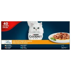 Gourmet Perle Mini Filets in Saus Kattenvoer