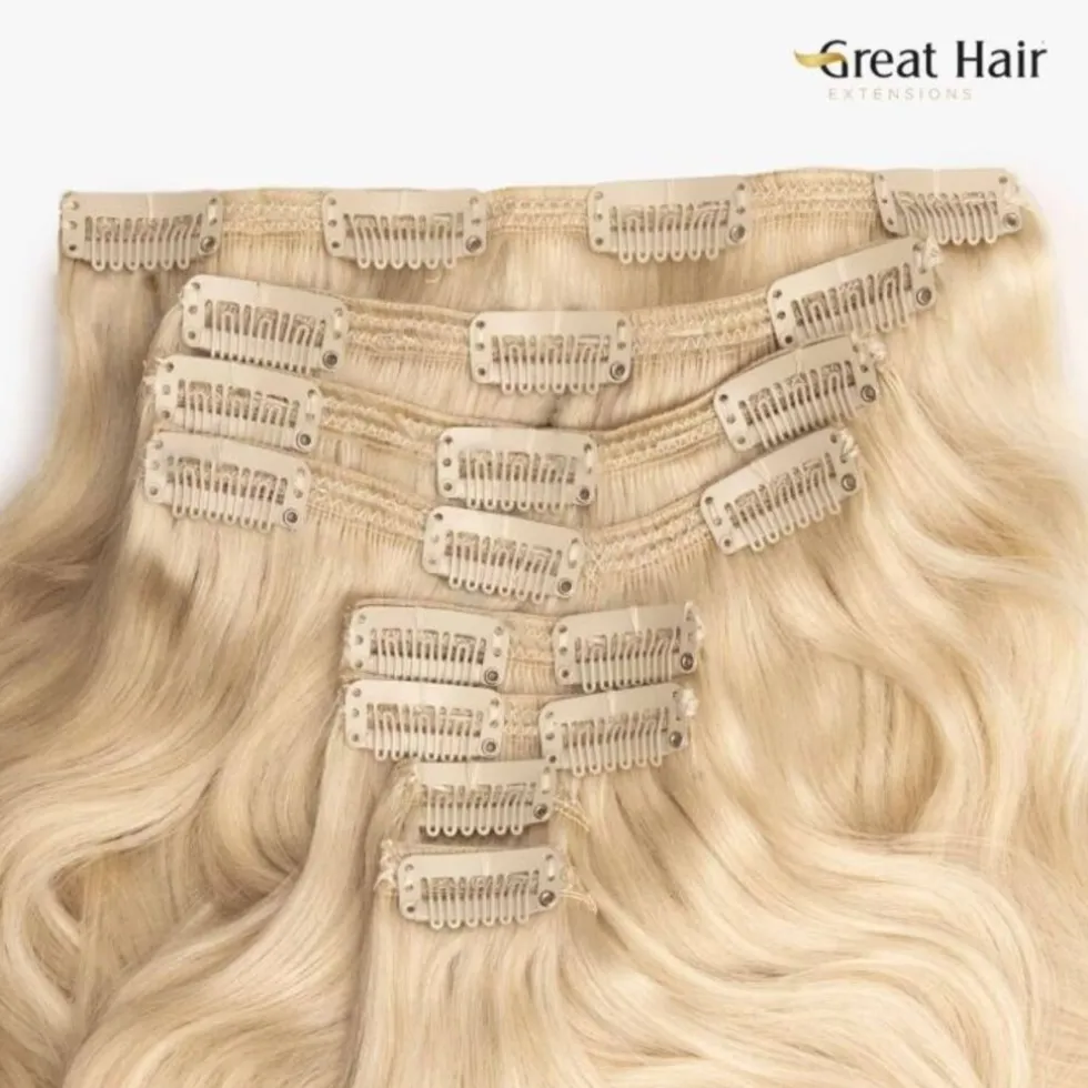 Great Hair Extensions Full Head Wavy 40cm