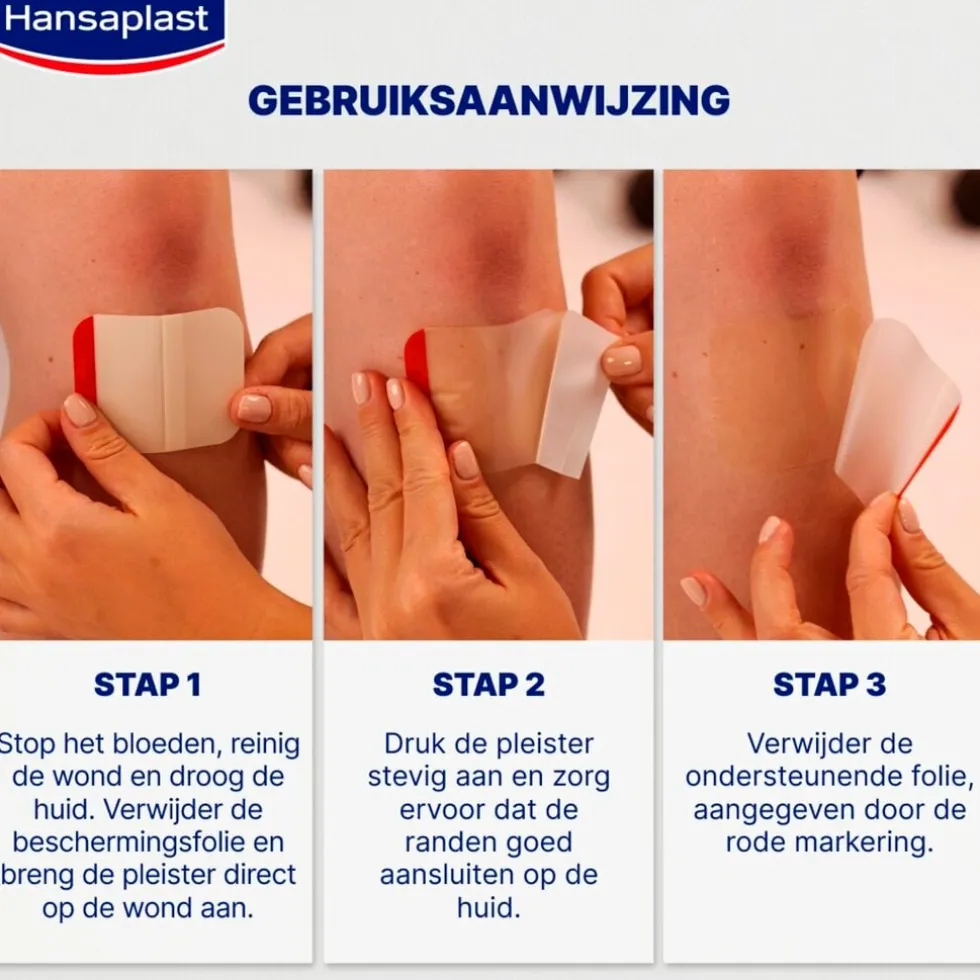 Hansaplast Expert+ Second Skin Protection XL Pleisters