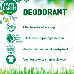 Happy Earth 100% Natural Jasmine Ho Wood Deodorant Roller