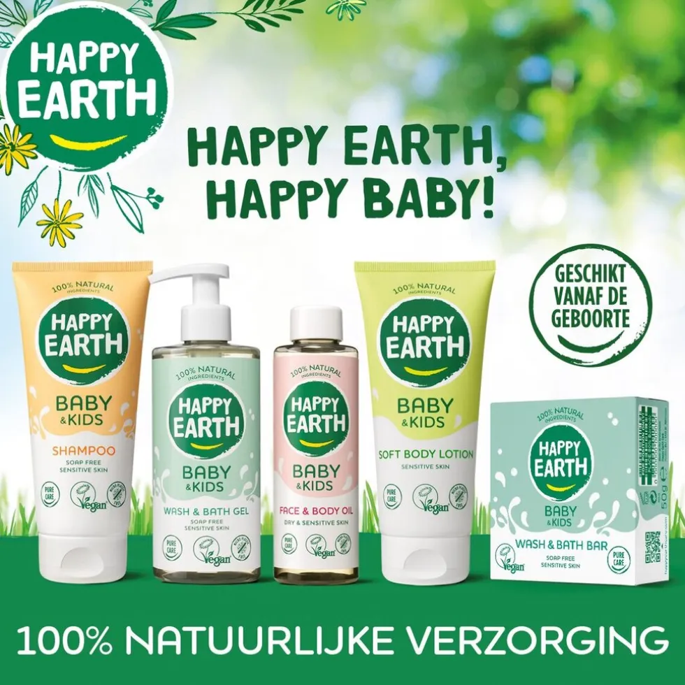 Happy Earth Baby & Kids 100% Natural Soft Bodylotion