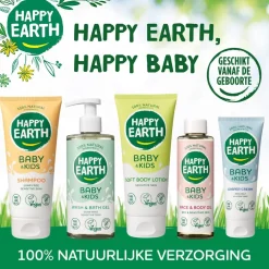Happy Earth Baby & Kids 100% Natural Wash & Bath Gel