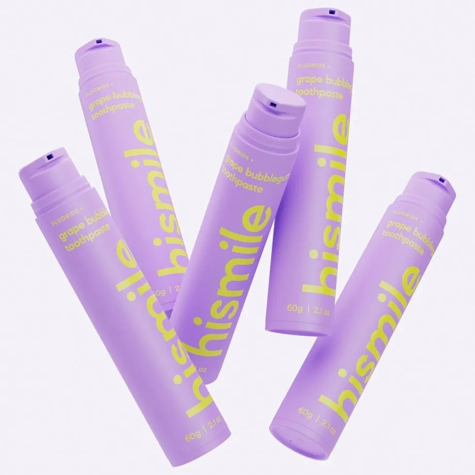 Hismile Grape Bubblegum Tandpasta