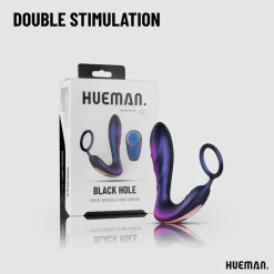 Hueman Black Hole Anaal Vibrator Met Cockring